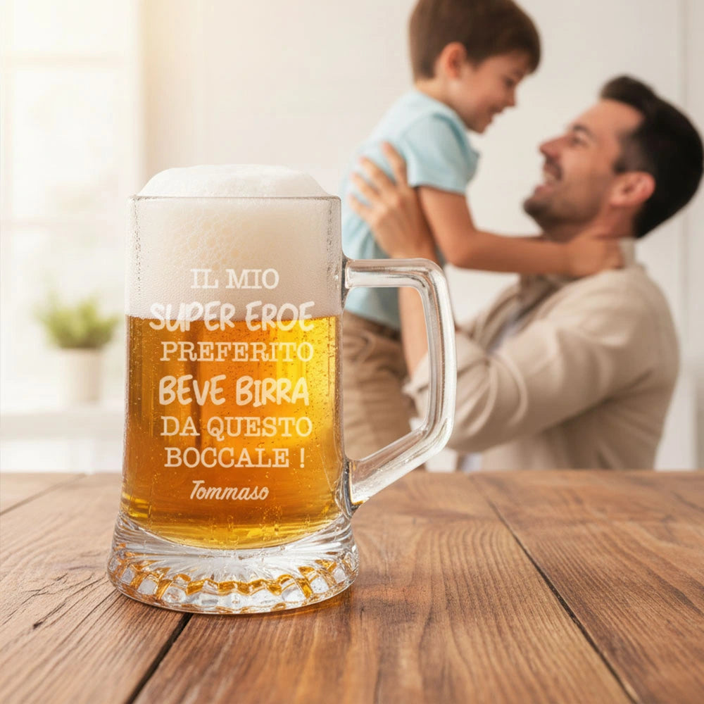 Boccale di Birra inciso
