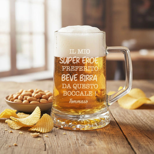 Boccale di Birra inciso