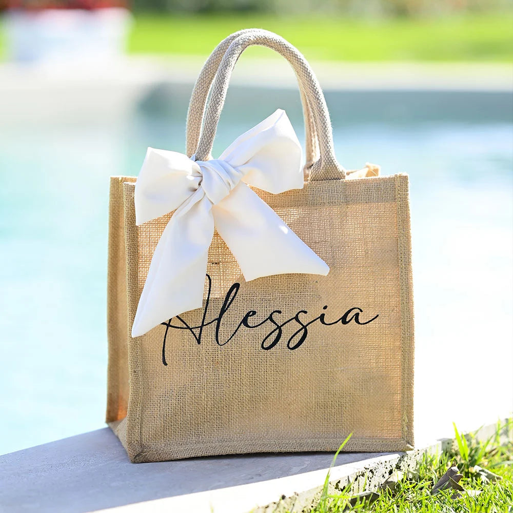 Borsa media con fiocco