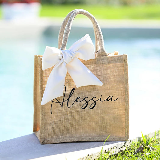 Borsa media con fiocco