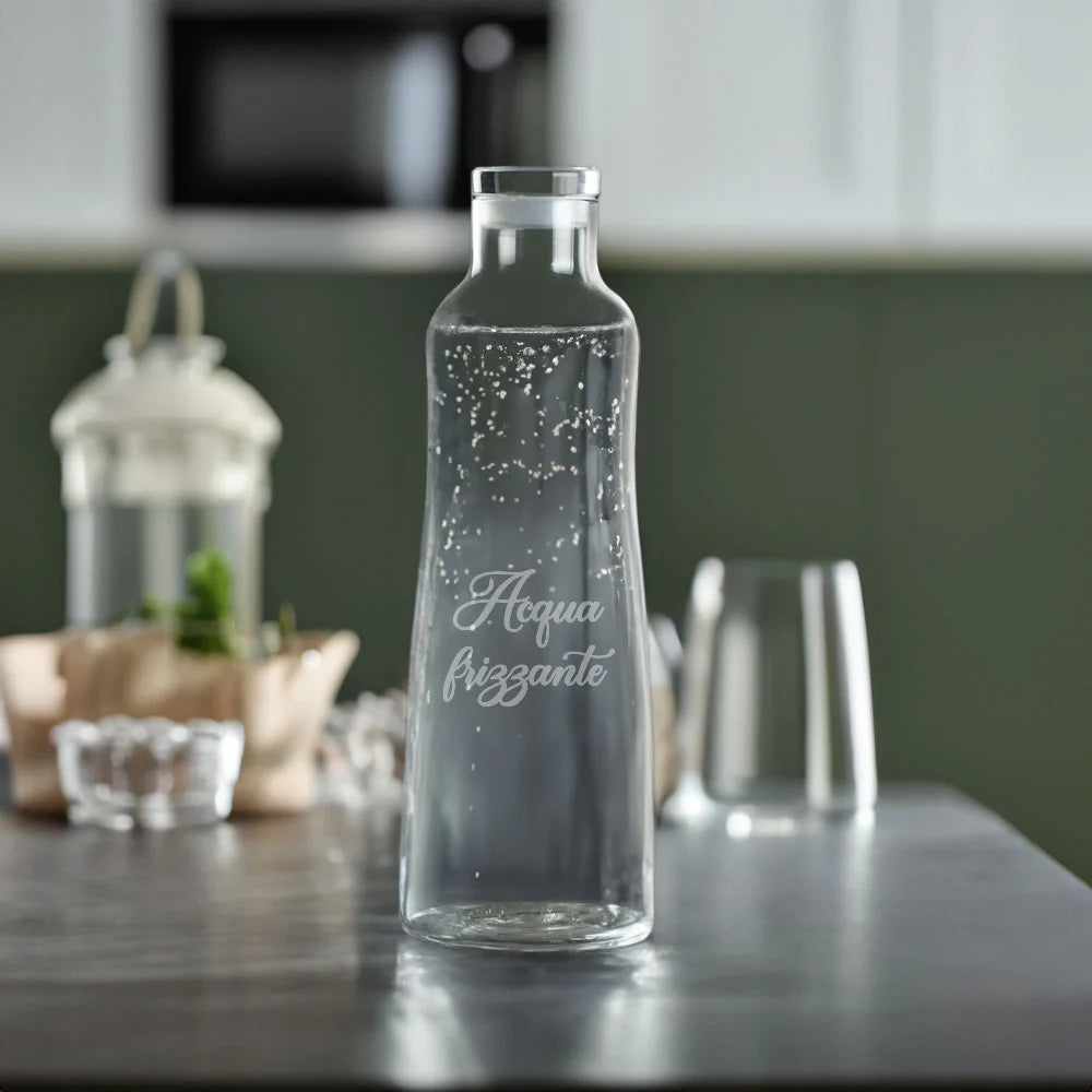 Bottiglia in Vetro Personalizzabile - Acqua frizzante