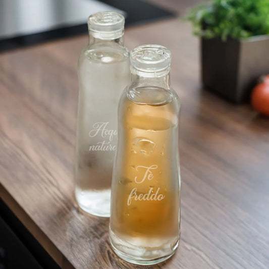 Bottiglia in Vetro Personalizzabile - Tè freddo