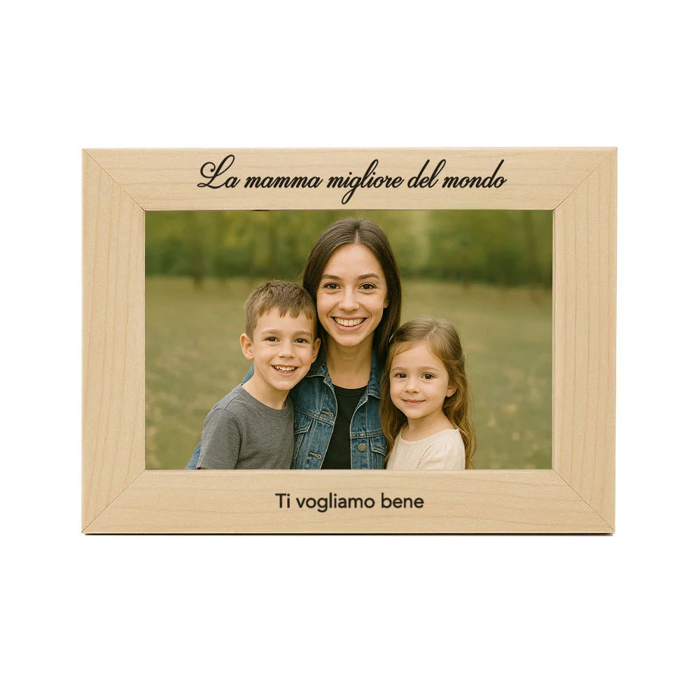 Quadretto per la mamma con frase