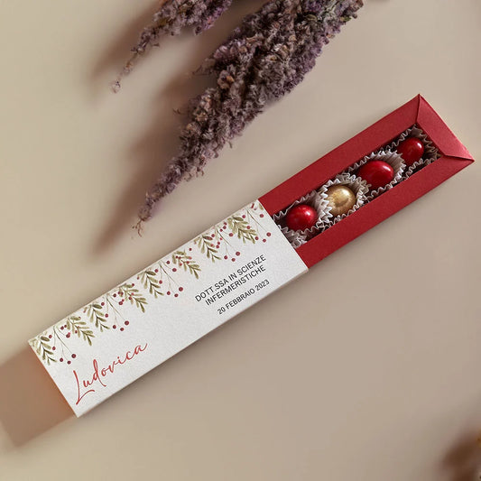 Scatolina Degustazione Laurea Fiammifero