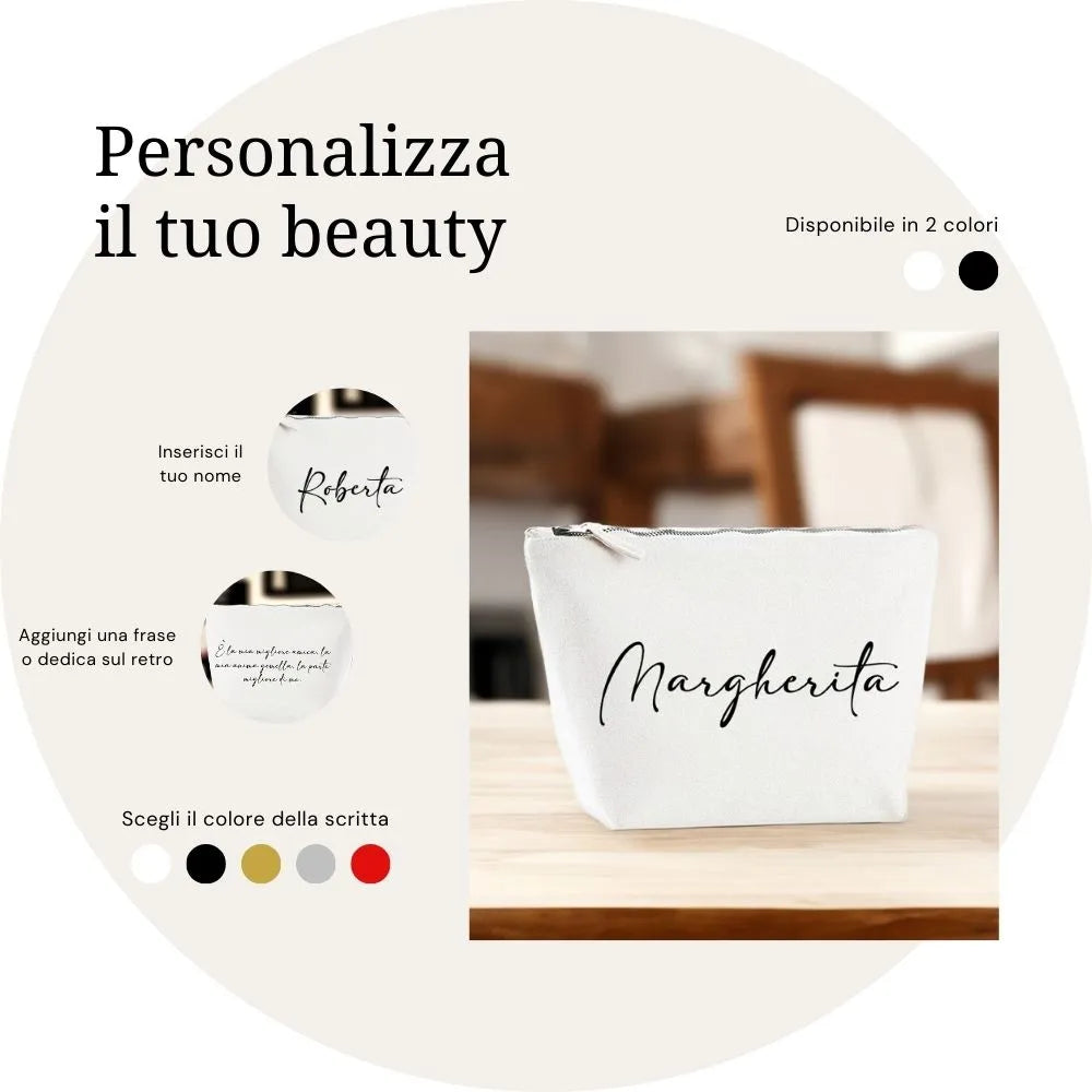 Beauty Personalizzabile con nome e frase