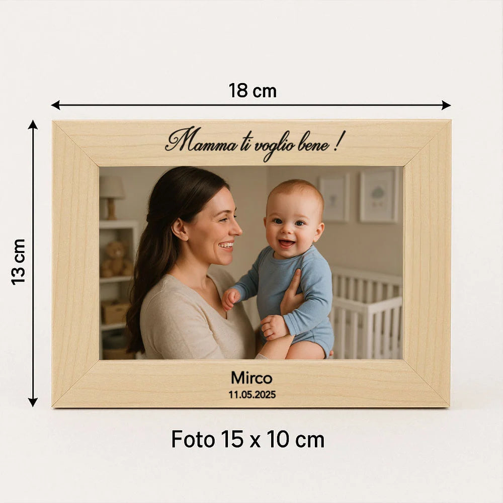 Quadretto per la mamma con frase