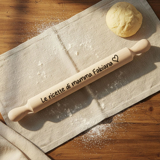 Mattarello personalizzabile "Le ricette di"
