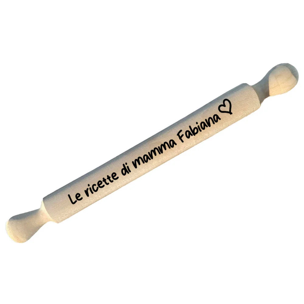 Mattarello personalizzabile "Le ricette di"