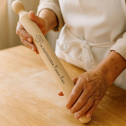 Mattarello personalizzato Il Pasticciere con nome inciso
