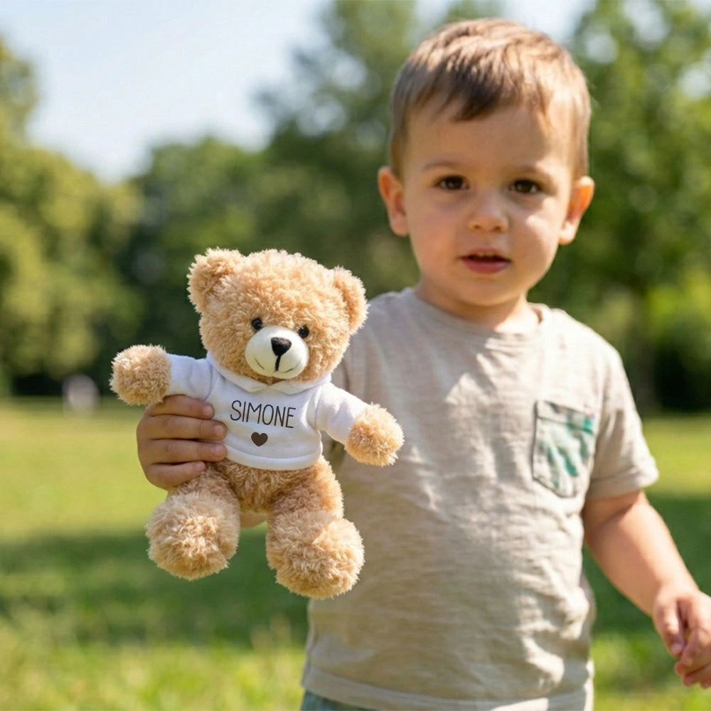 Regalo personalizzato per bambini con nome e cuore decorativo
