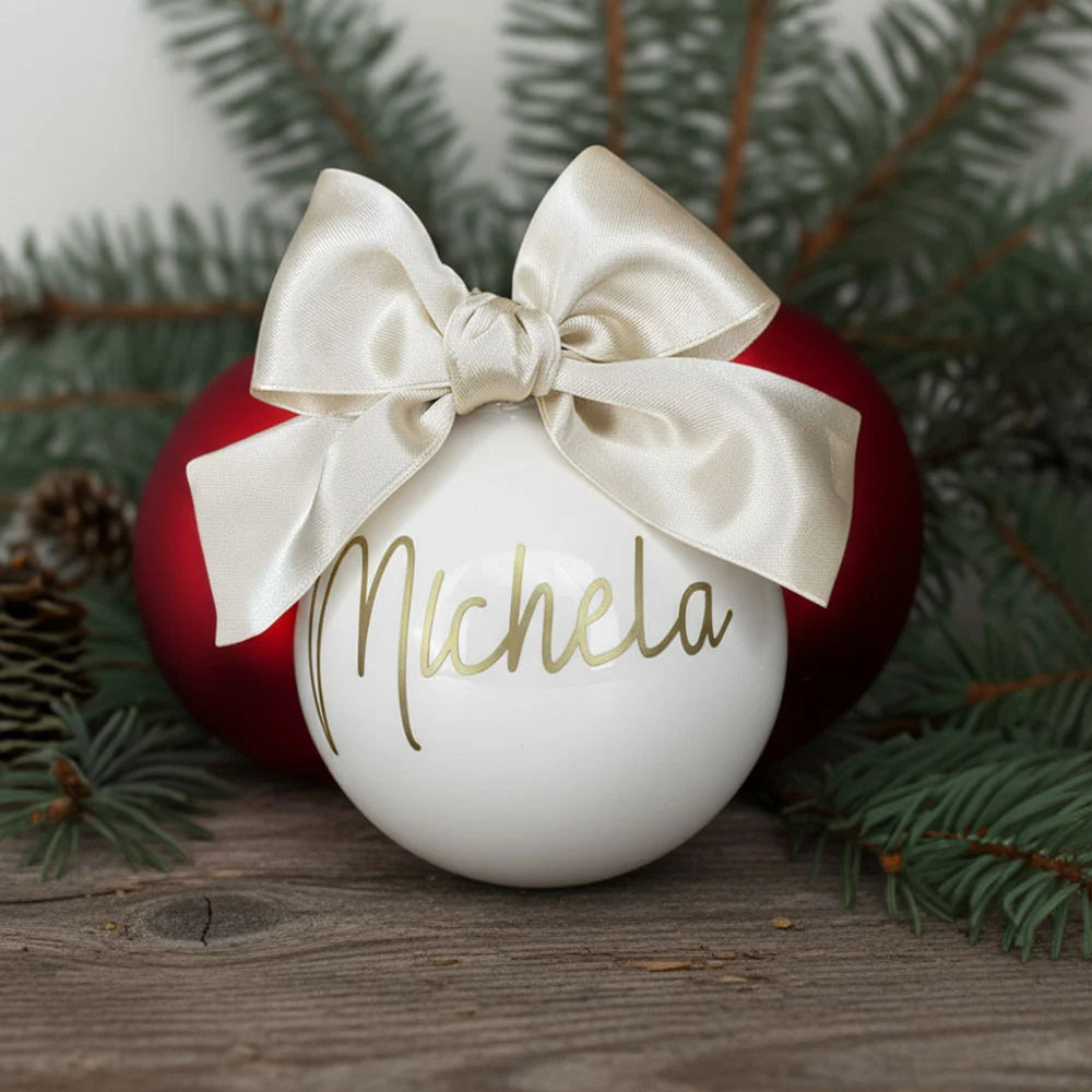 Palline di Natale con nome