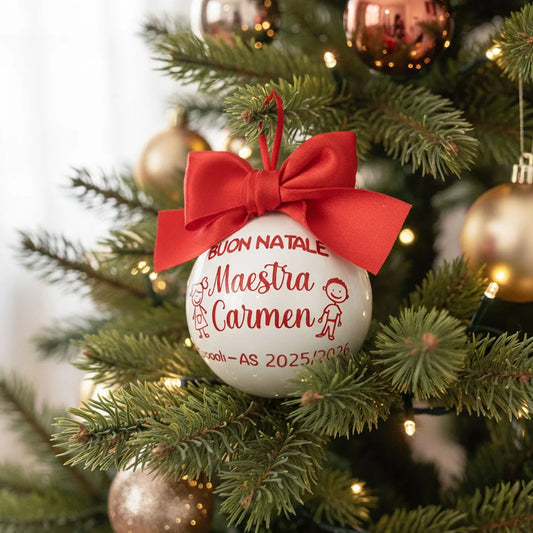 palline personalizzata per le maestre