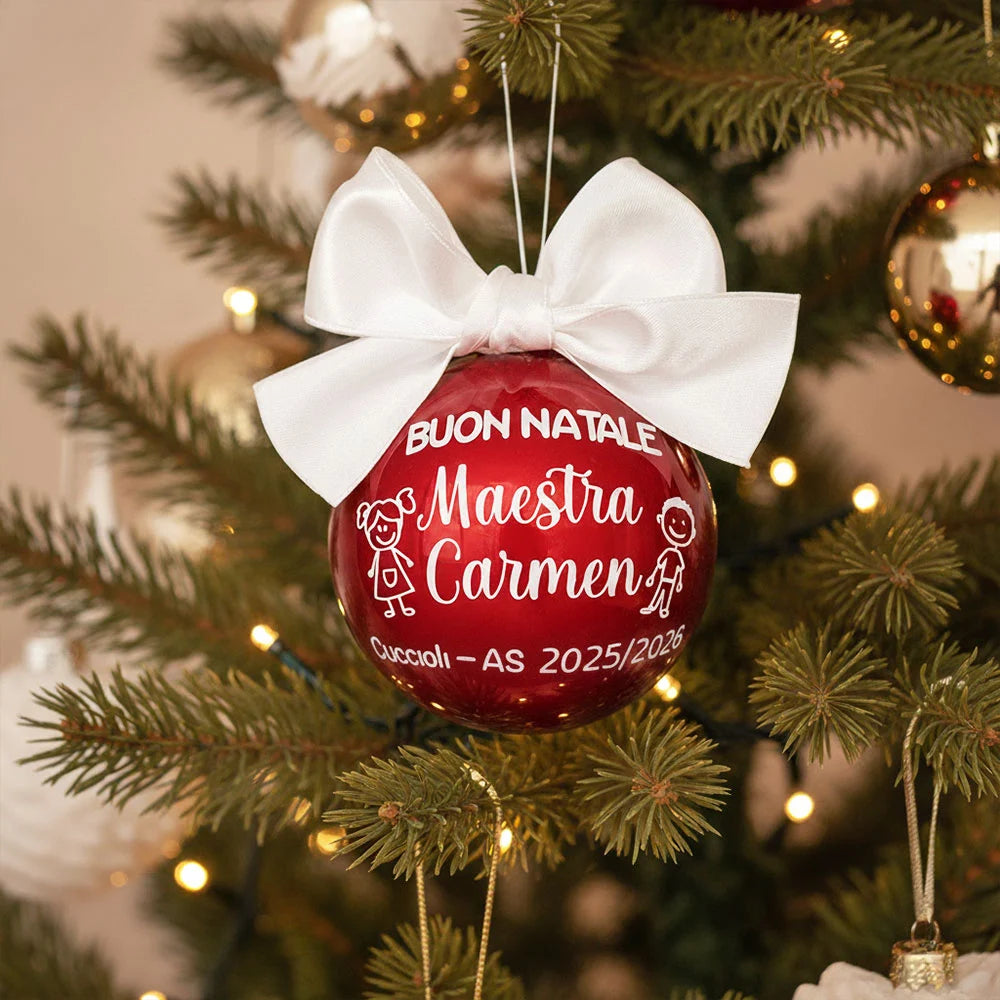 sfera personalizzata per le maestre