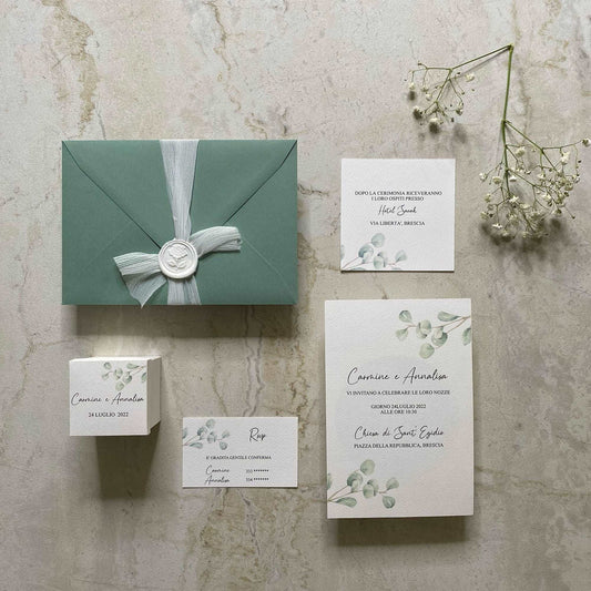 Set Partecipazione Eucalipto