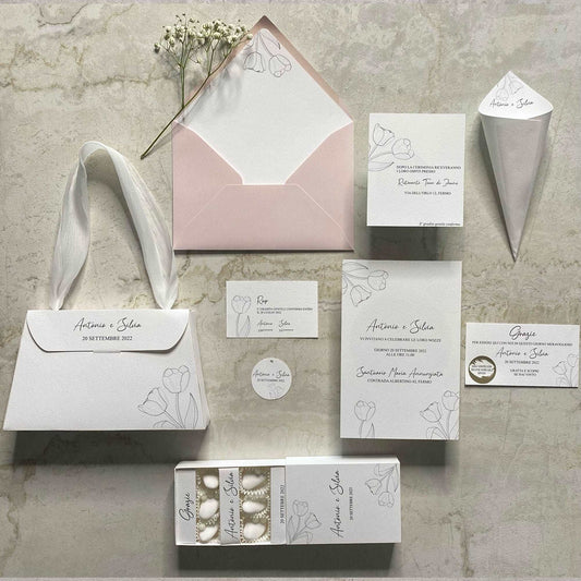 Set Partecipazione Tulipano