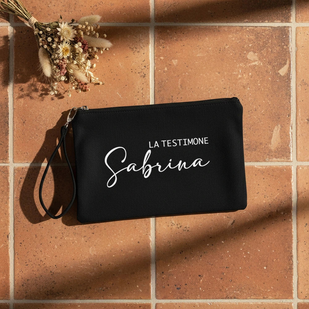 Idea regalo matrimonio: pochette proposta testimone