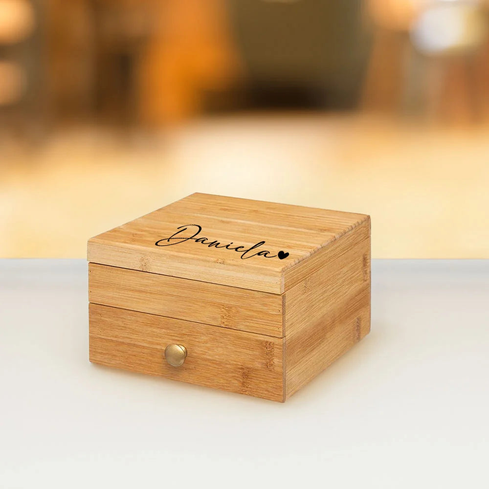 Portagioie in bambù personalizzabile