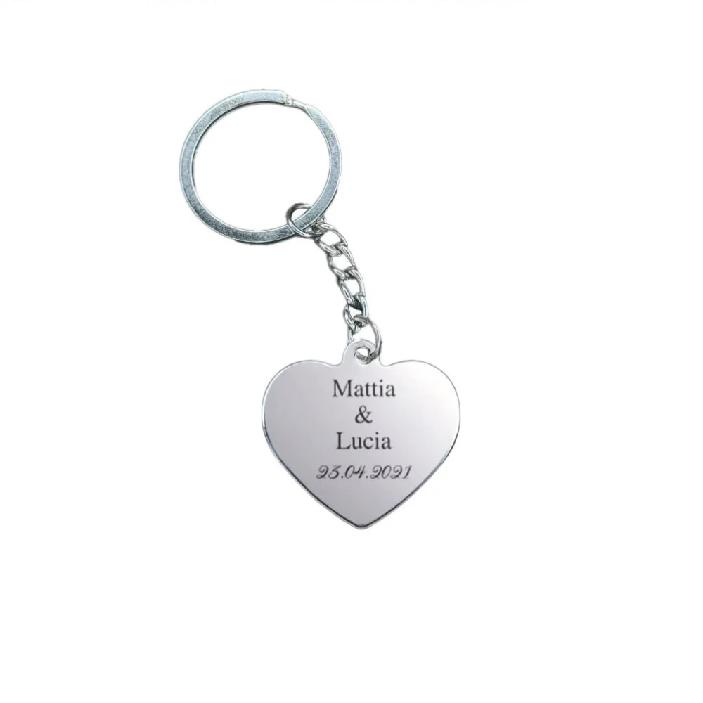 Portachiavi personalizzato in acciaio