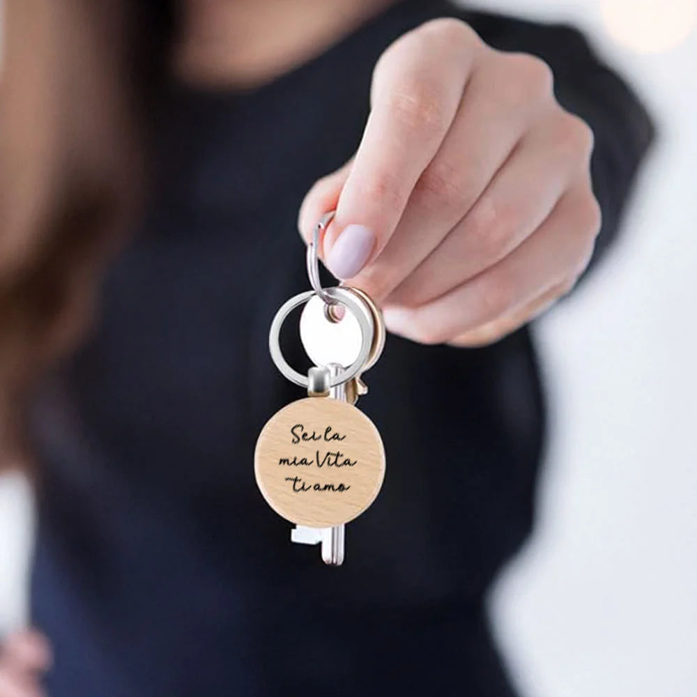 Portachiavi con frase