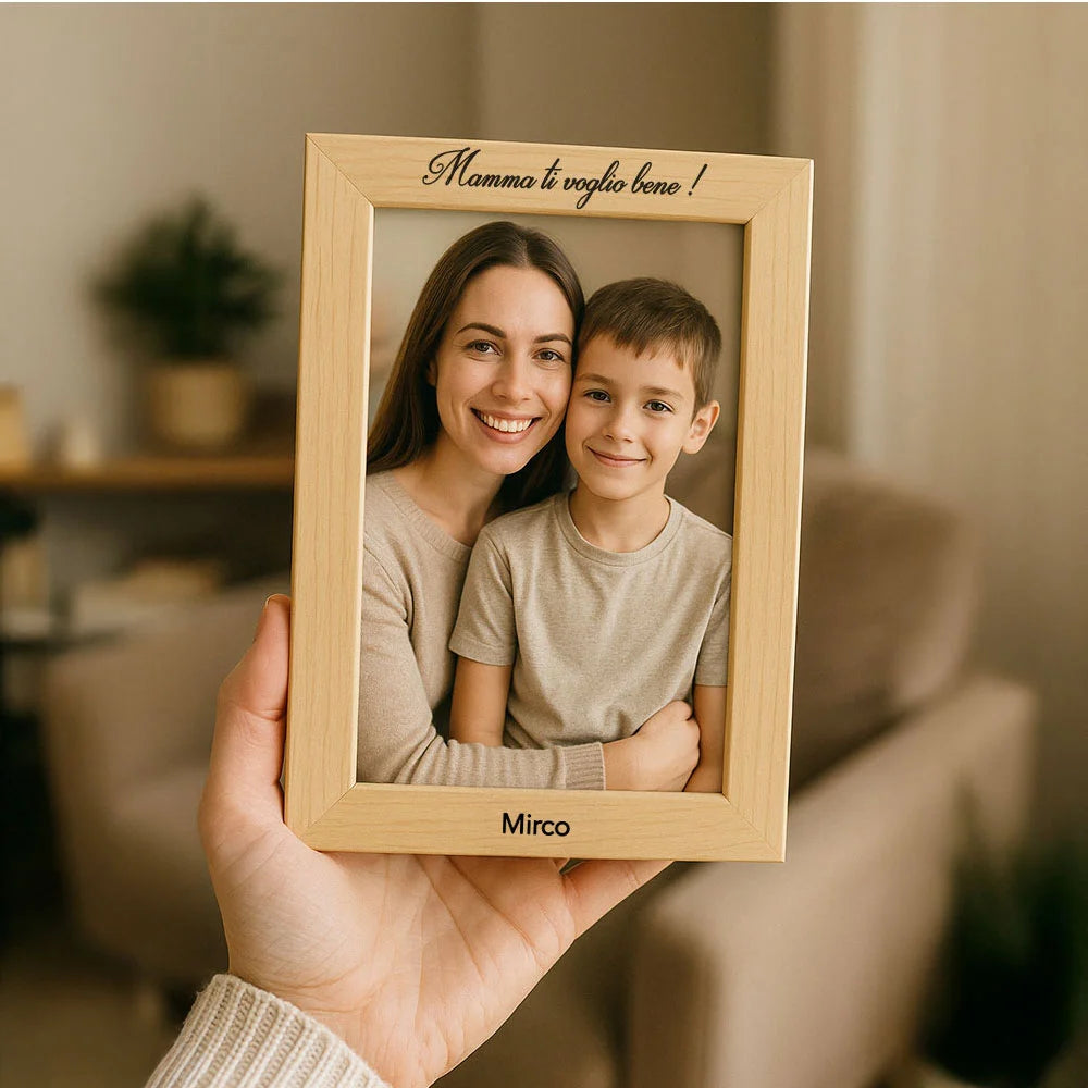 Quadretto per la mamma con frase