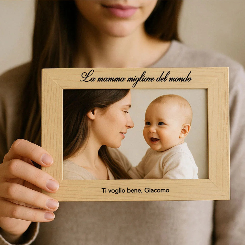 Quadretto per la mamma con frase