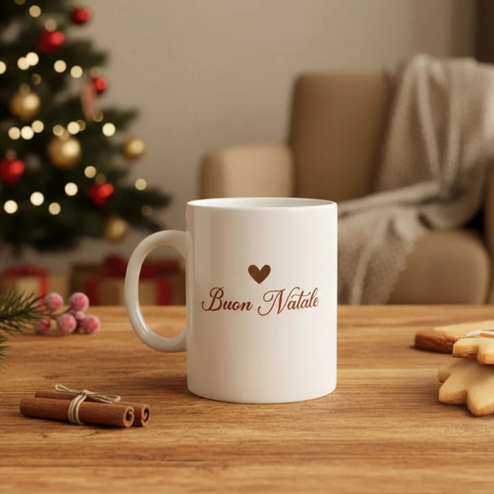 Tazza Renna Brown personalizzata per amici e familiari