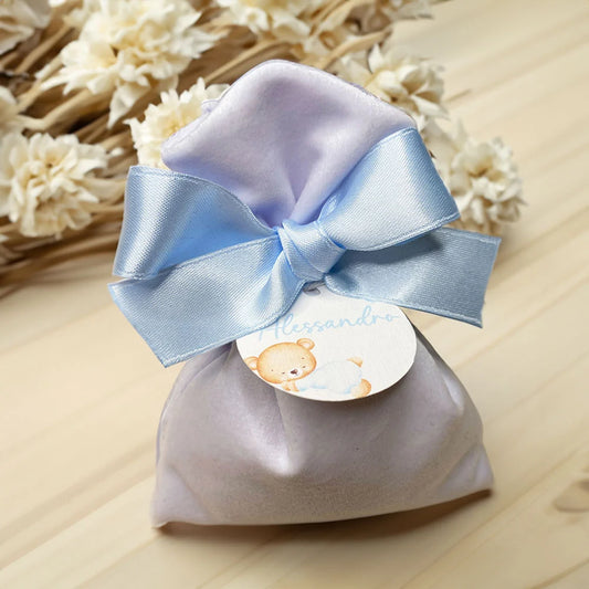 Sacchettino Bianco in Velluto