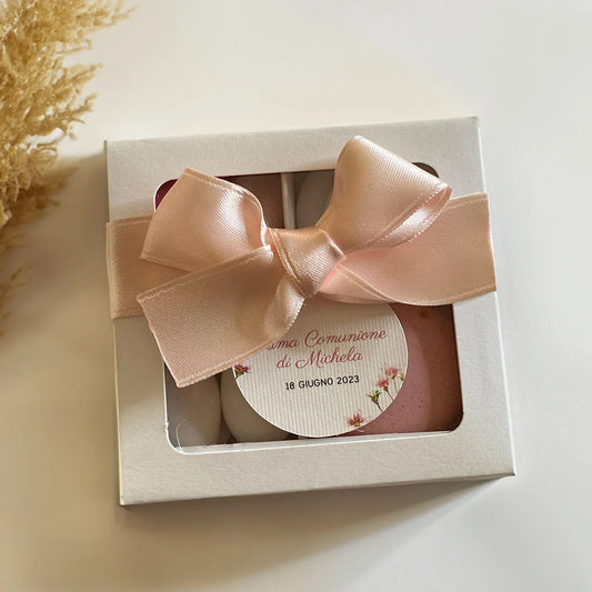 Degustazione con fiocco rosa