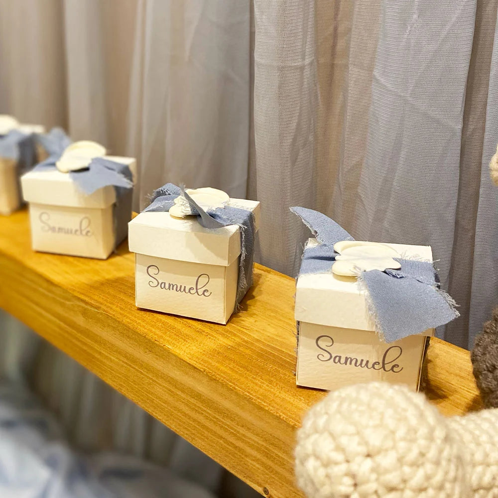 Scatolina Cubo con coperchio