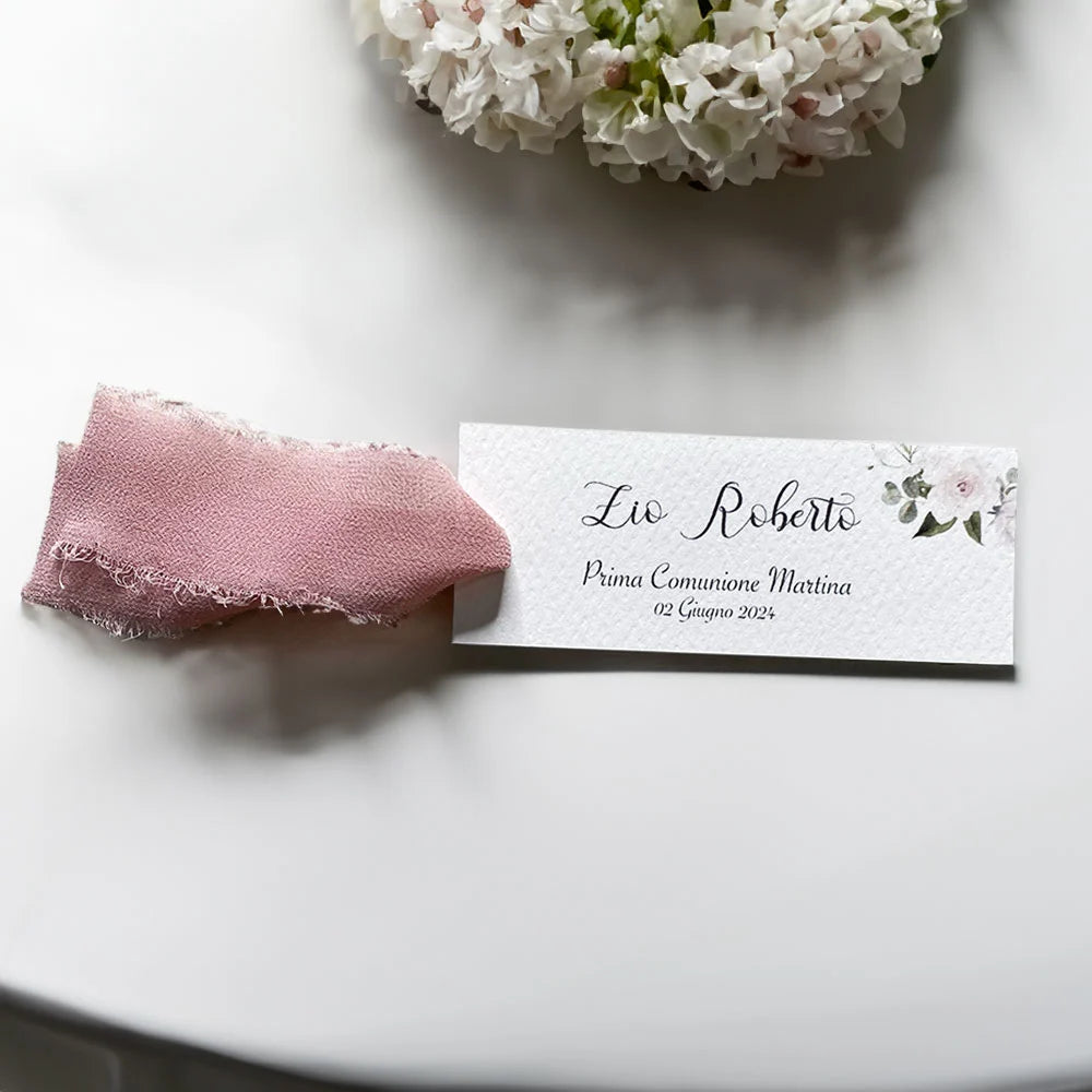 Segnaposto con nastro