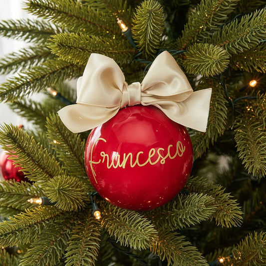 Palla di Natale con nome