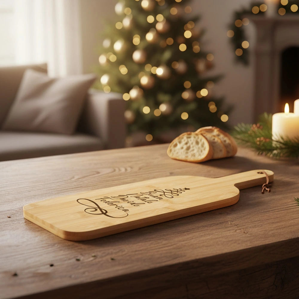 Tagliere personalizzato con albero di Natale