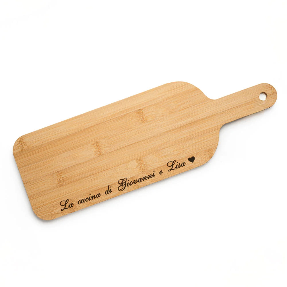 Tagliere in bambù personalizzabile