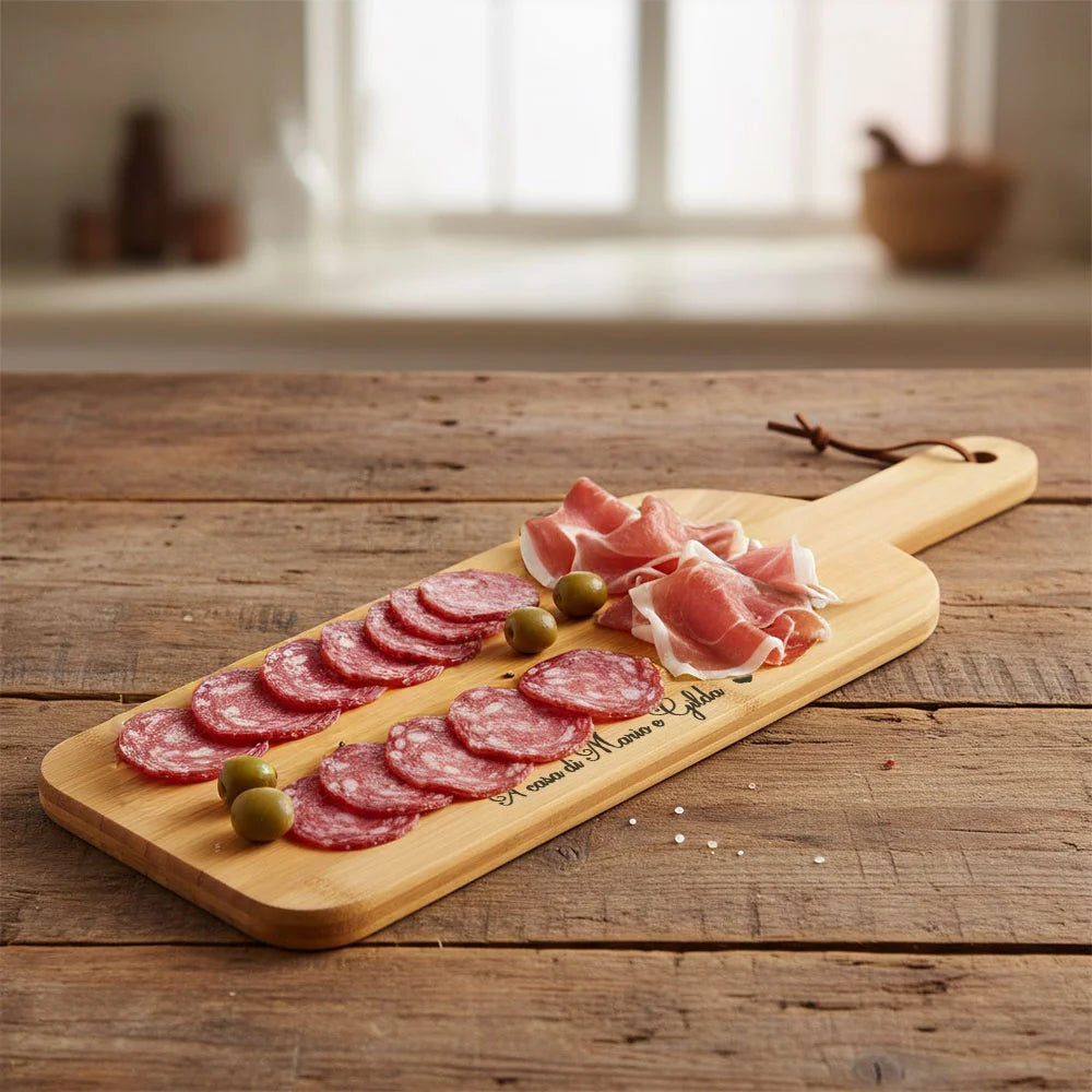 Tagliere 40x13,5 cm personalizzato con dedica
