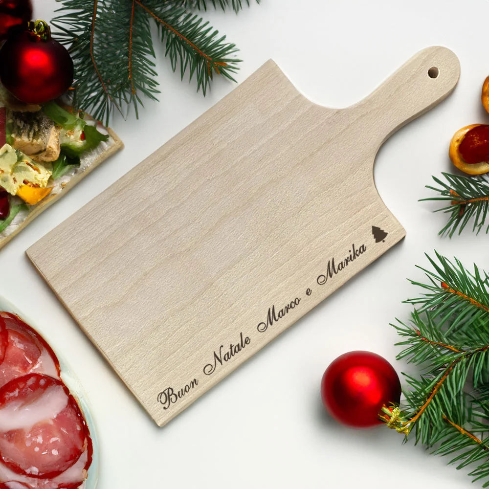 Tagliere personalizzato con frase - Idea regalo per Natale – Hobbies