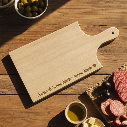 Tagliere personalizzabile con incisione