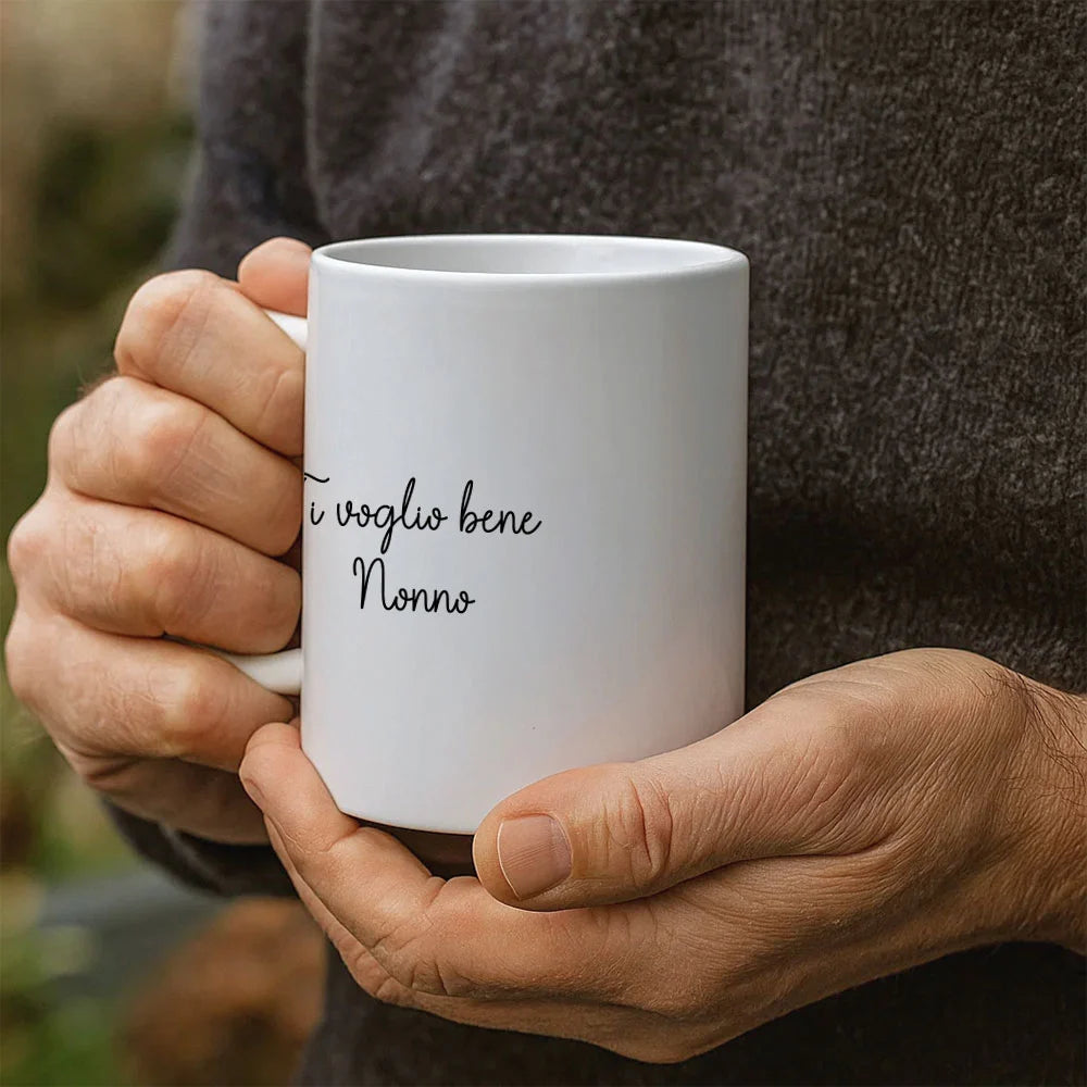 Idea regalo Festa dei Nonni: tazza personalizzata