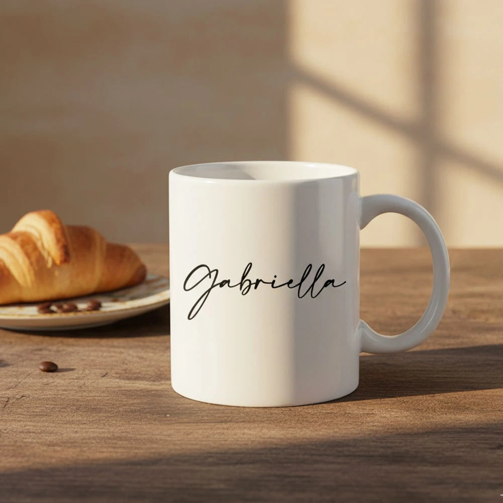 Tazza personalizzabile con nome e frase