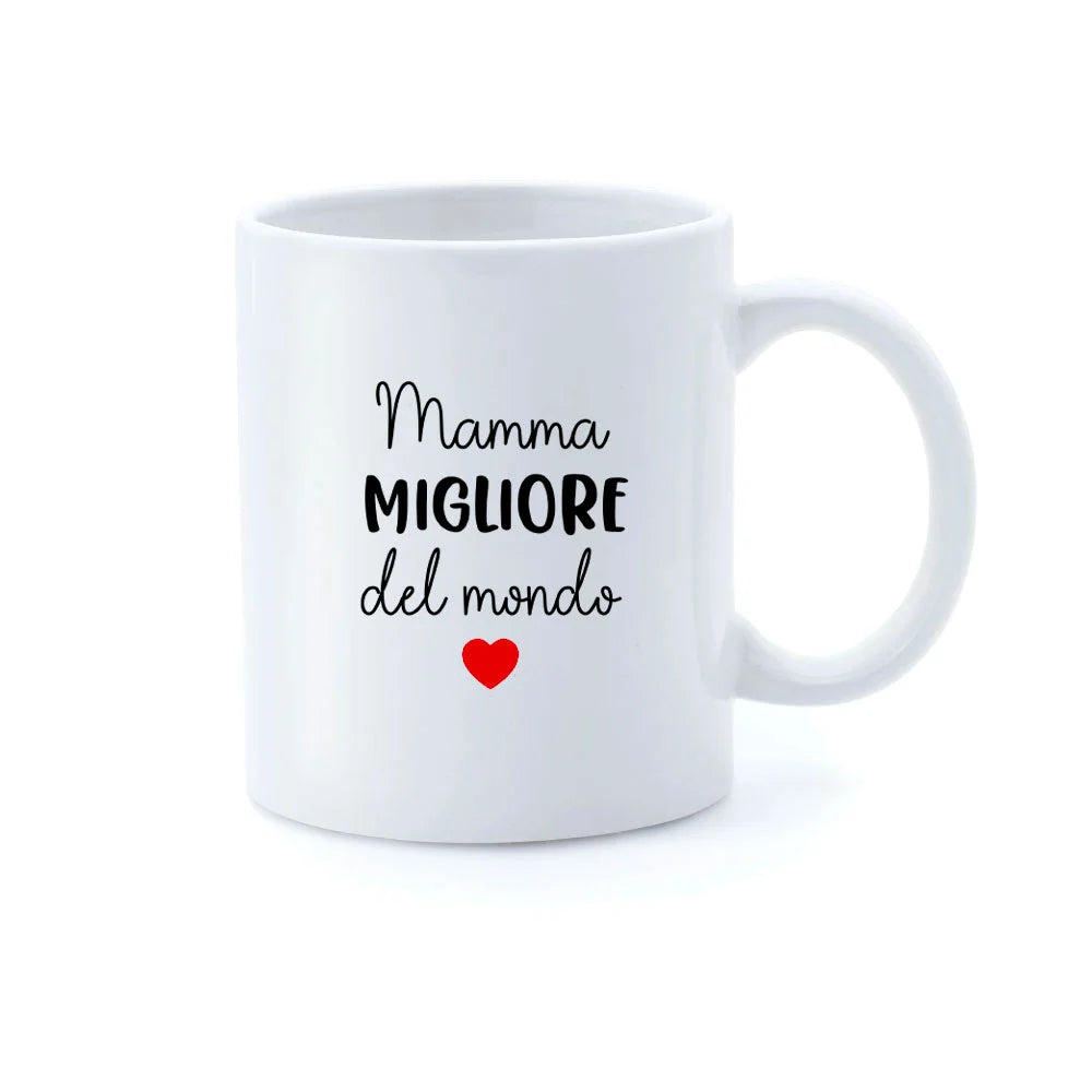 Tazza personalizzata "Mamma migliore del mondo"