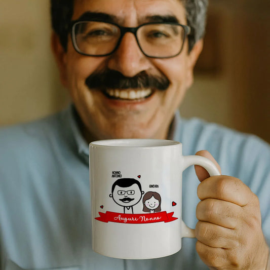 Tazza personalizzata per la festa dei nonni