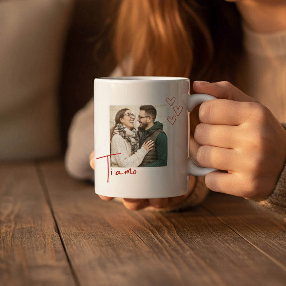 Tazza personalizzata con foto per San Valentino