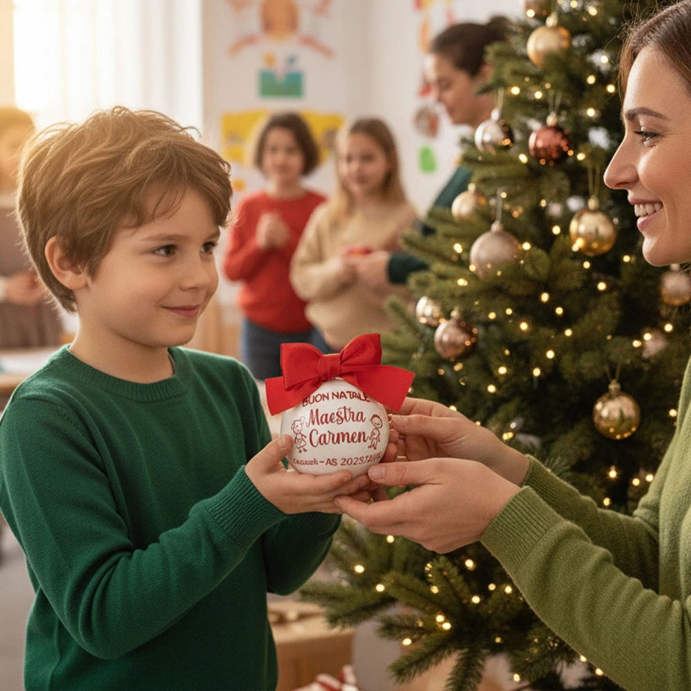 Pallina personalizzata per le maestre