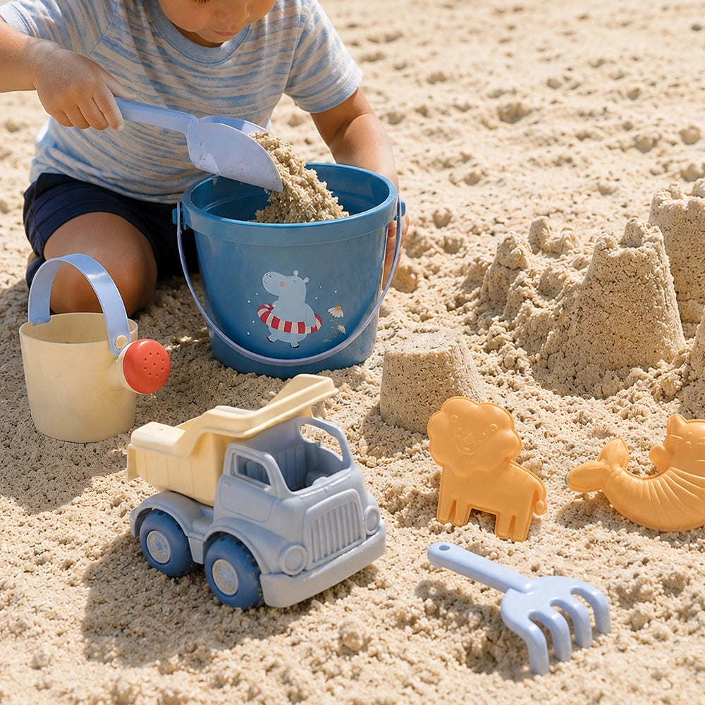 Giochi da Spiaggia Bambini con Secchiello e Formine