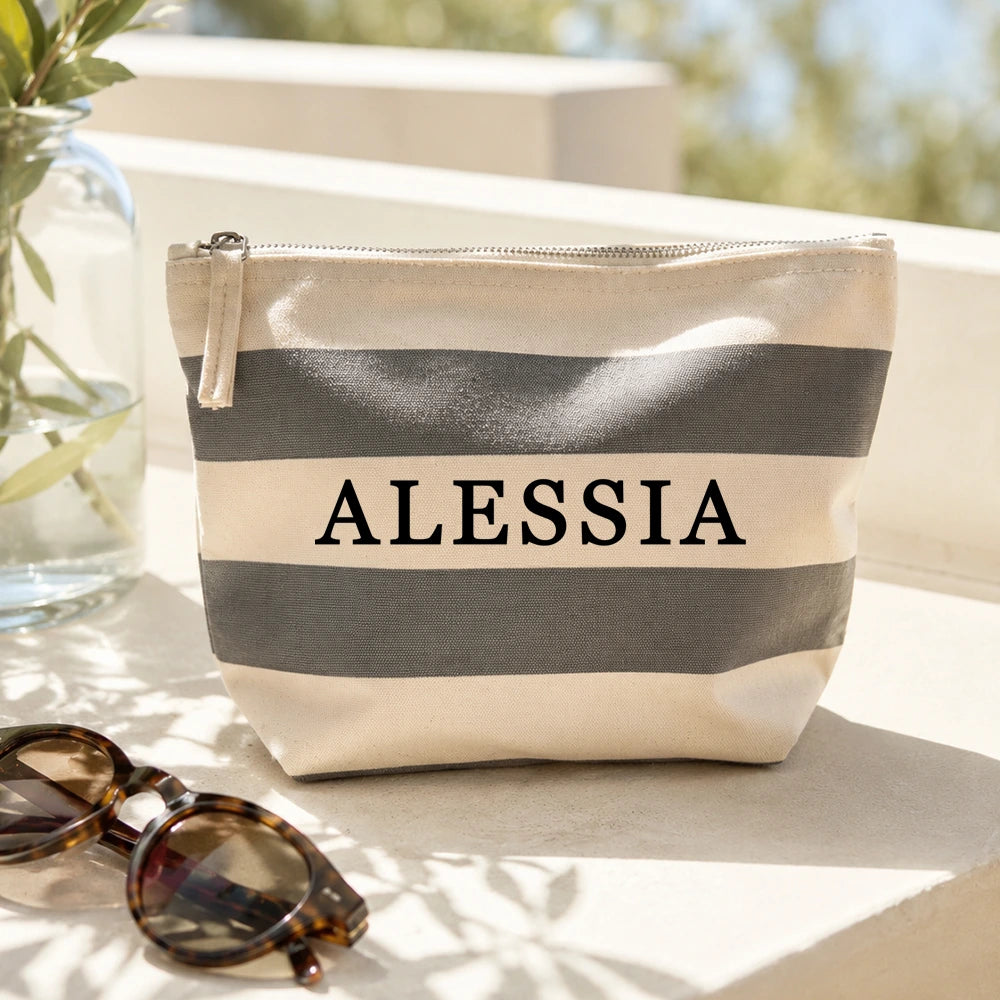 Beauty a righe in cotone personalizzato