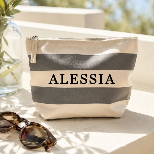 Beauty a righe in cotone personalizzato