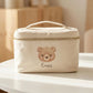 Beauty case per bambini in tela di cotone personalizzata con nome