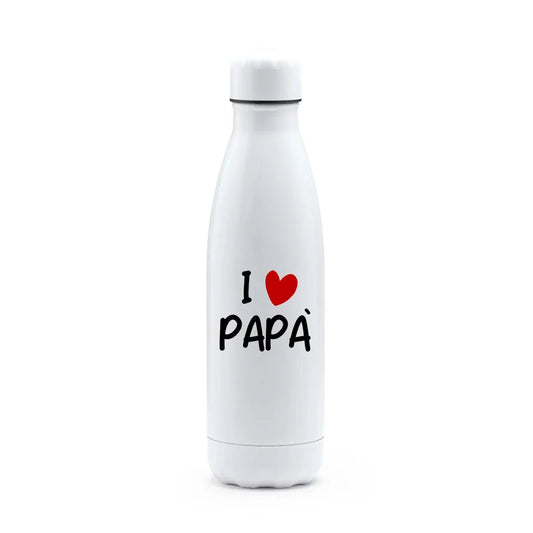 Borraccia personalizzabile "I Love Papà"