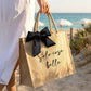Borsa spiaggia con colori neri