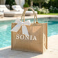 borsa con scritta vintage