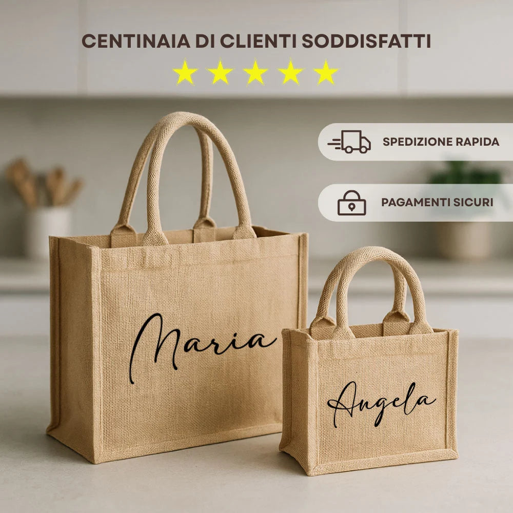 Borse Juta Mamma e Figlia